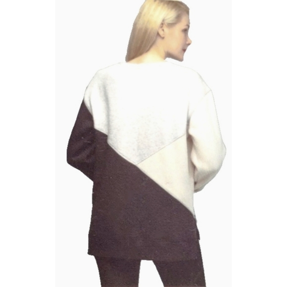 NWT Green Tea Colorblock Cozy Tunic/Sweatshirt - Picture 7 of 9